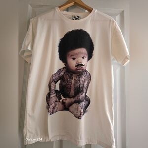 Nwot Vintage  Retro Graphic White Short Sleeve Tee